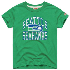Seattle Seahawks Homage Youth Arch Tri-Blend T-Shirt - Green - NFL