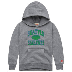 Seattle Seahawks Homage Youth Gridiron Tri-Blend Hoodie - Gray - NFL