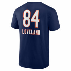 Colston Loveland Chicago Bears Team Wordmark T-Shirt - Navy - NFL