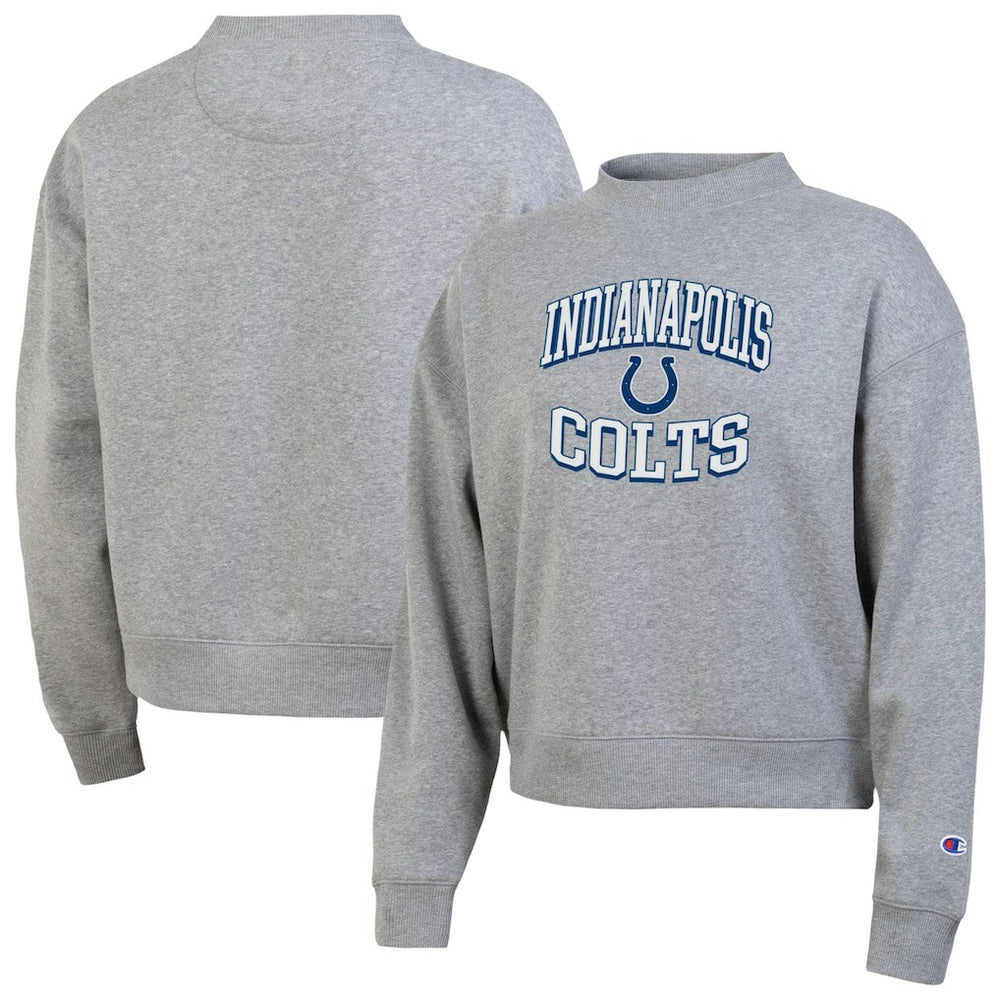 Indianapolis Colts Champion Women's Triumph Tri-Blend Sweatshirt - Gray - NFL