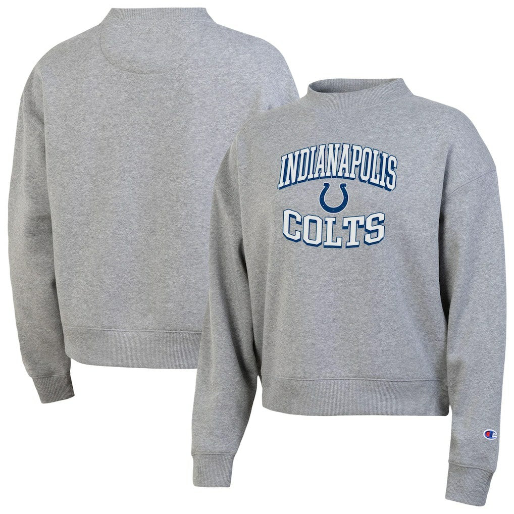 Indianapolis Colts Champion Women's Triumph Tri-Blend Sweatshirt - Gray - NFL