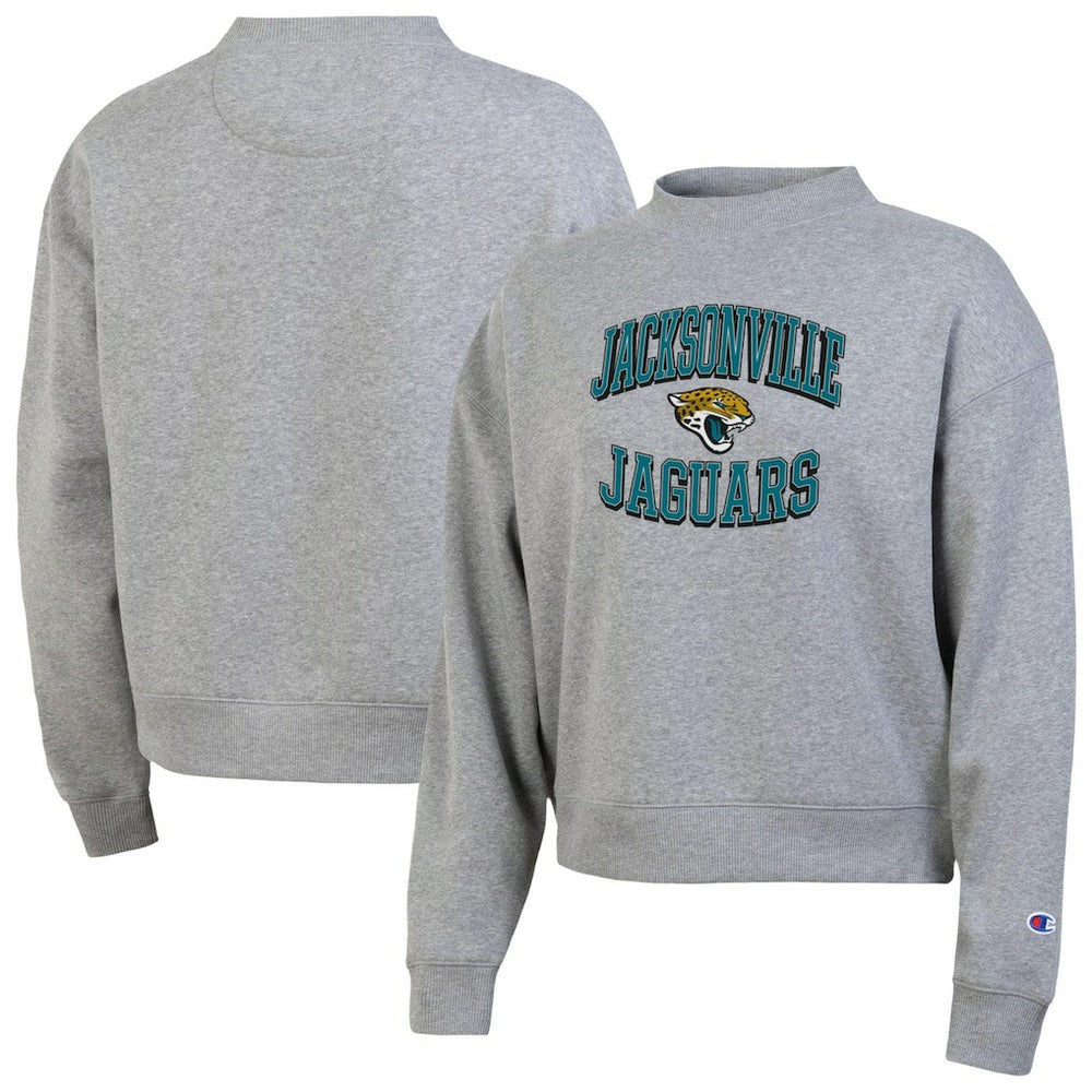 Jacksonville Jaguars Champion Women's Triumph Tri-Blend Sweatshirt - Gray - NFL