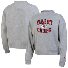 Kansas City Chiefs Champion Women's Triumph Tri-Blend Sweatshirt - Gray - NFL