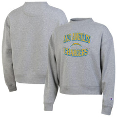 Los Angeles Chargers Champion Women's Triumph Tri-Blend Sweatshirt - Gray - NFL