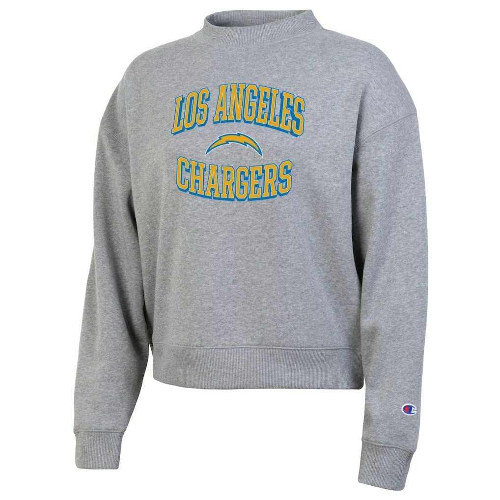 Los Angeles Chargers Champion Women's Triumph Tri-Blend Sweatshirt - Gray - NFL