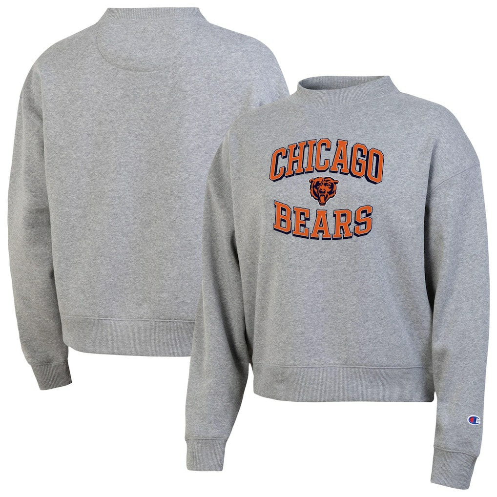 Chicago Bears Champion Women's Triumph Tri-Blend Sweatshirt - Gray - NFL