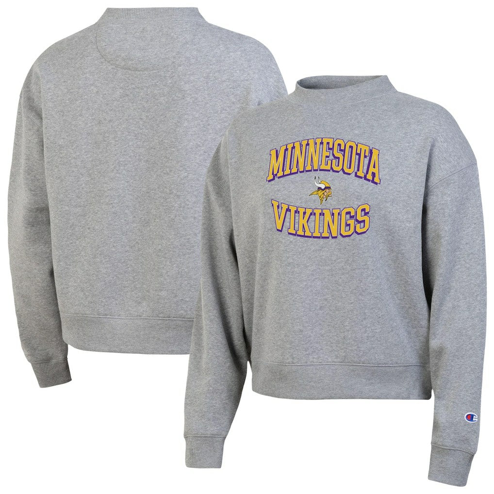 Minnesota Vikings Champion Women's Triumph Tri-Blend Sweatshirt - Gray - NFL