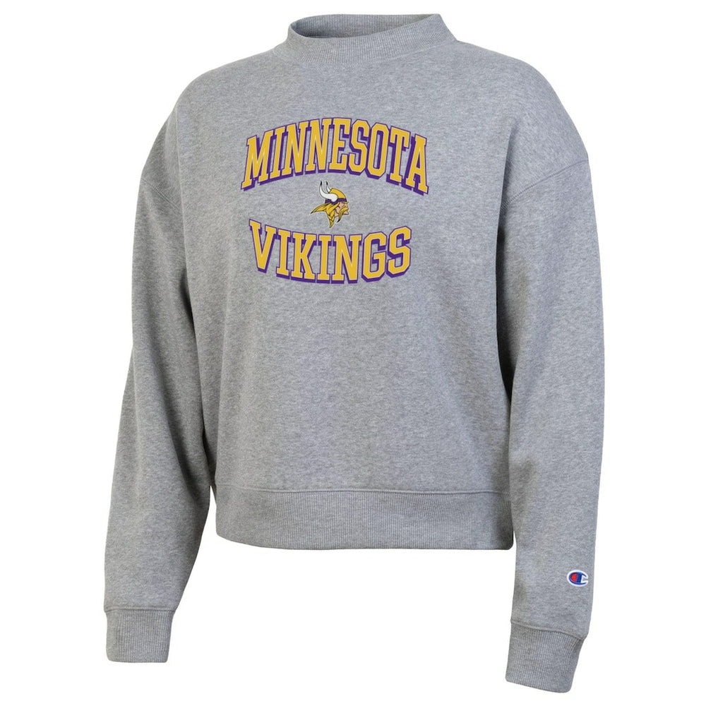Minnesota Vikings Champion Women's Triumph Tri-Blend Sweatshirt - Gray - NFL
