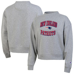 New England Patriots Champion Women's Triumph Tri-Blend Sweatshirt - Gray - NFL