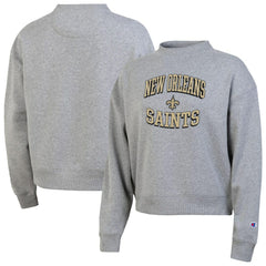 New Orleans Saints Champion Women's Triumph Tri-Blend Sweatshirt - Gray - NFL
