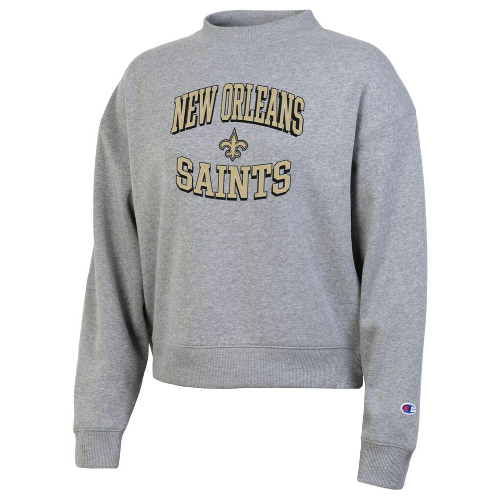 New Orleans Saints Champion Women's Triumph Tri-Blend Sweatshirt - Gray - NFL