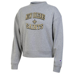 New Orleans Saints Champion Women's Triumph Tri-Blend Sweatshirt - Gray - NFL