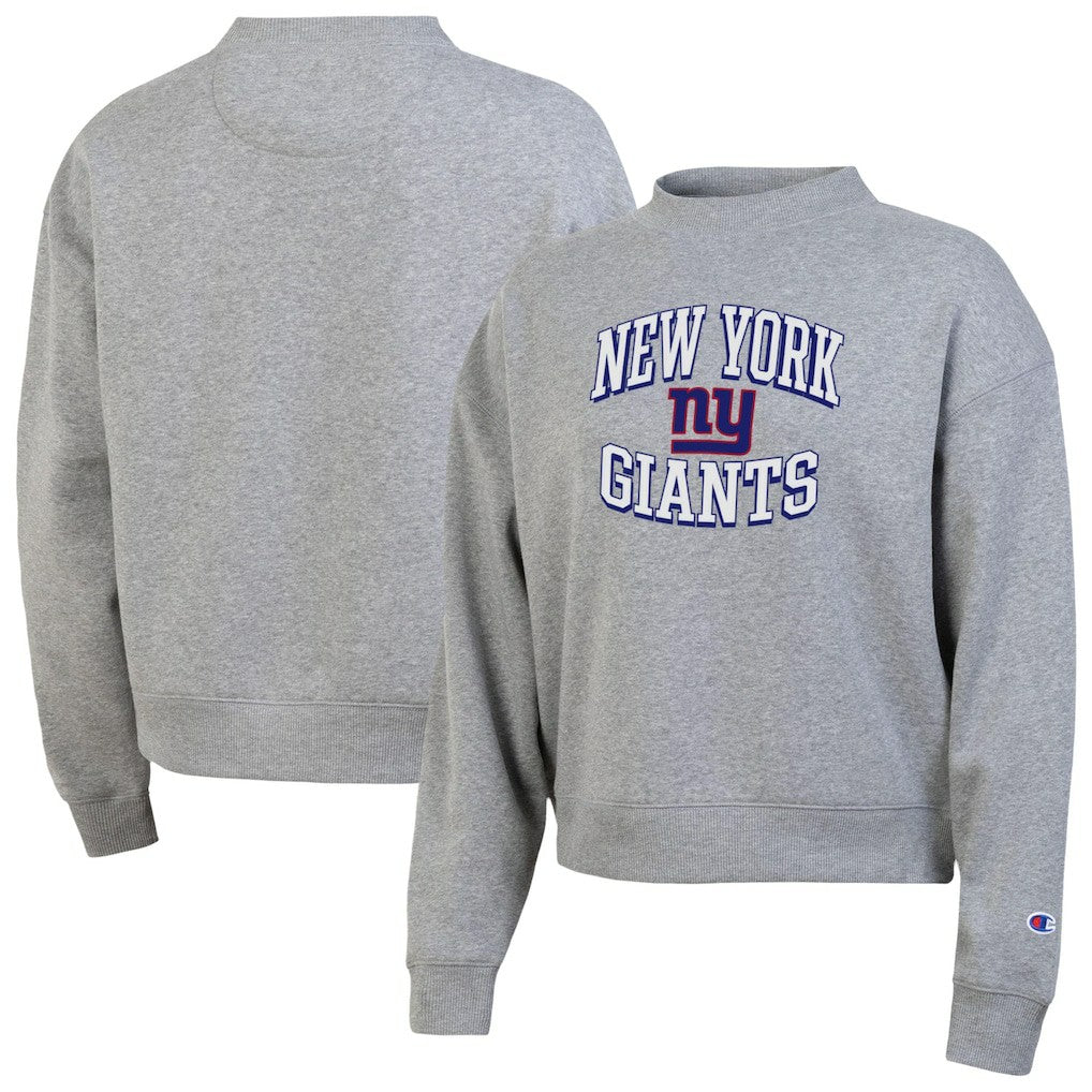 New York Giants Champion Women's Triumph Tri-Blend Sweatshirt - Gray - NFL