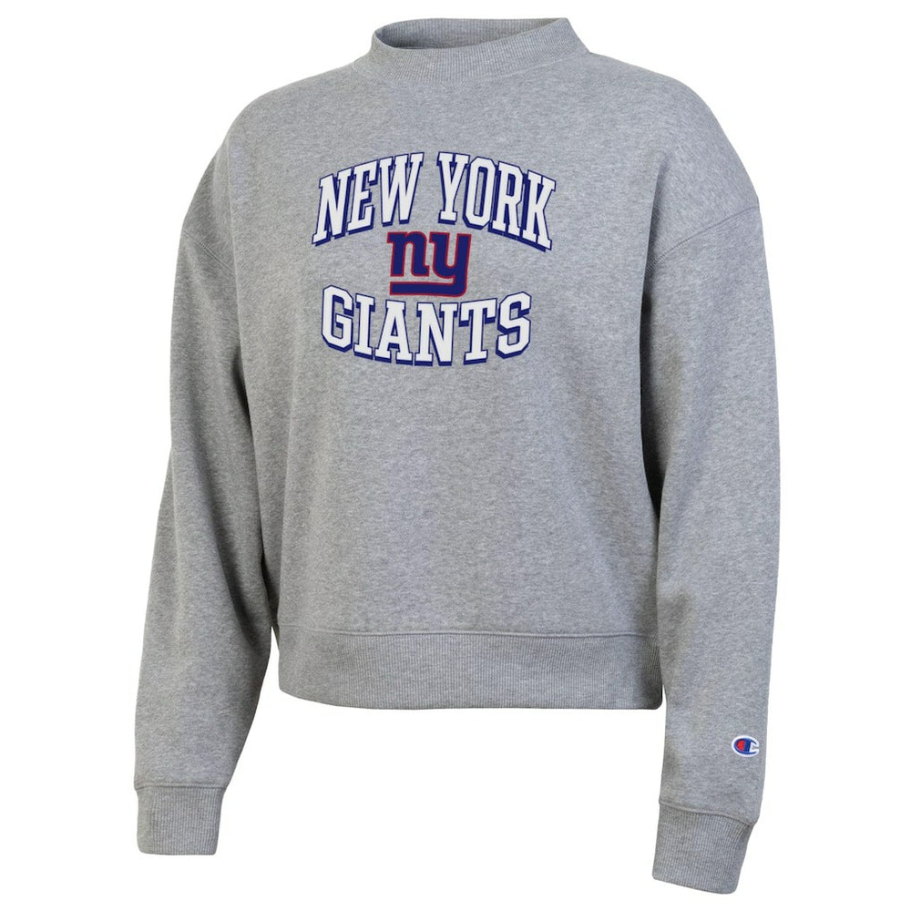 New York Giants Champion Women's Triumph Tri-Blend Sweatshirt - Gray - NFL