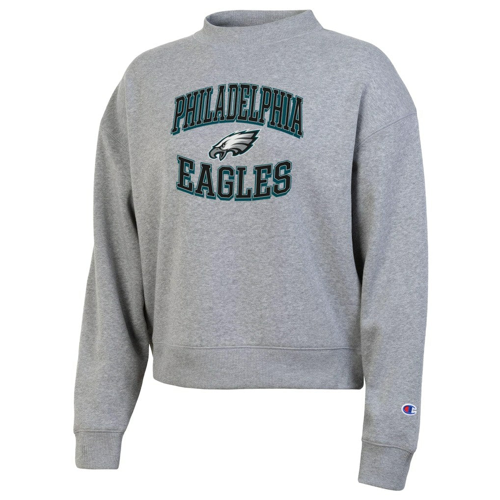 Philadelphia Eagles Champion Women's Triumph Tri-Blend Sweatshirt - Gray - NFL