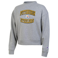 Pittsburgh Steelers Champion Women's Triumph Tri-Blend Sweatshirt - Gray - NFL