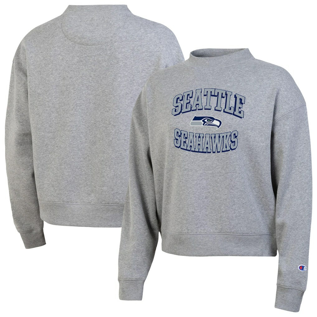 Seattle Seahawks Champion Women's Triumph Tri-Blend Sweatshirt - Gray - NFL