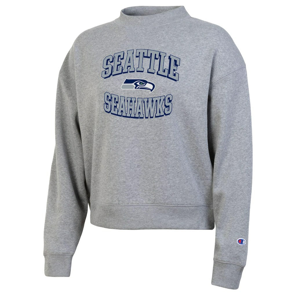 Seattle Seahawks Champion Women's Triumph Tri-Blend Sweatshirt - Gray - NFL