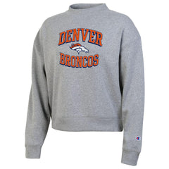 Denver Broncos Champion Women's Triumph Tri-Blend Sweatshirt - Gray - NFL