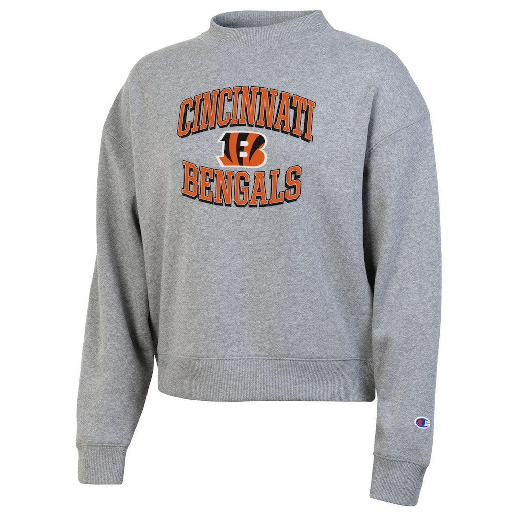 Cincinnati Bengals Champion Women's Triumph Tri-Blend Sweatshirt - Gray - NFL