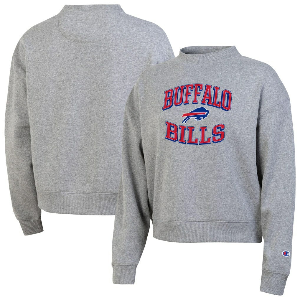 Buffalo Bills Champion Women's Triumph Tri-Blend Sweatshirt - Gray - NFL