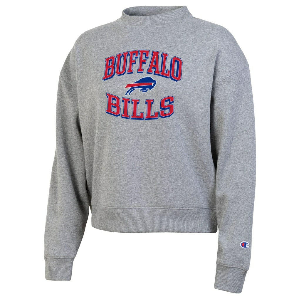 Buffalo Bills Champion Women's Triumph Tri-Blend Sweatshirt - Gray - NFL