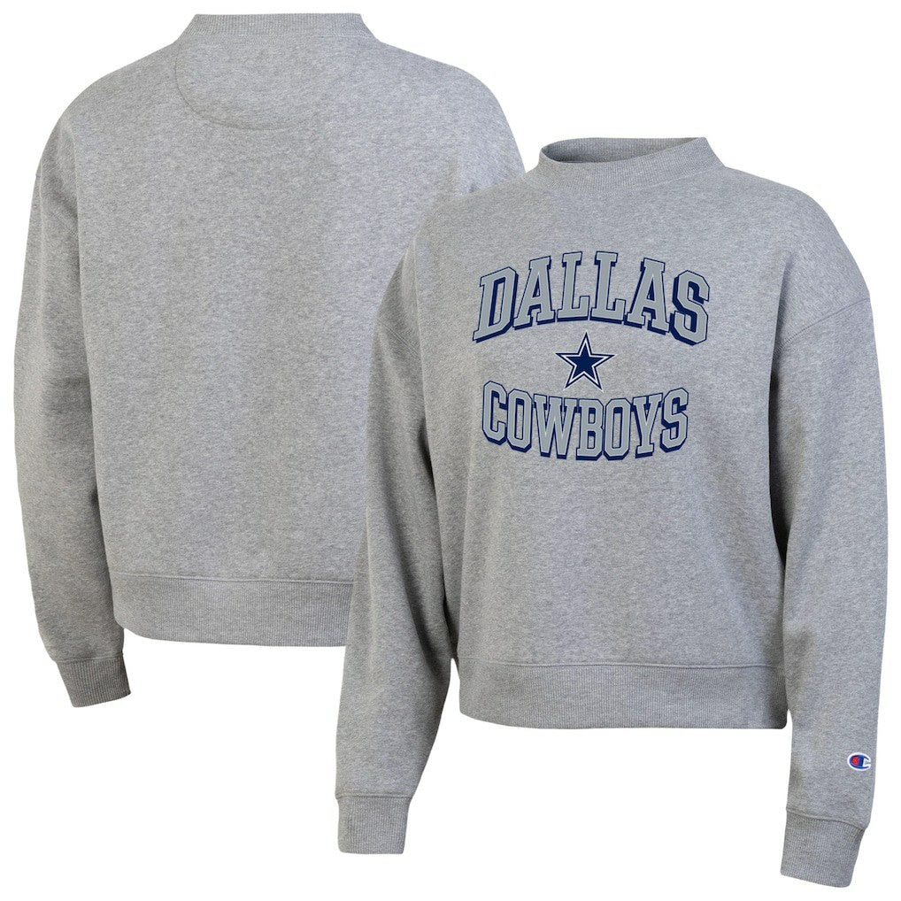 Dallas Cowboys Champion Women's Triumph Tri-Blend Sweatshirt - Gray - NFL