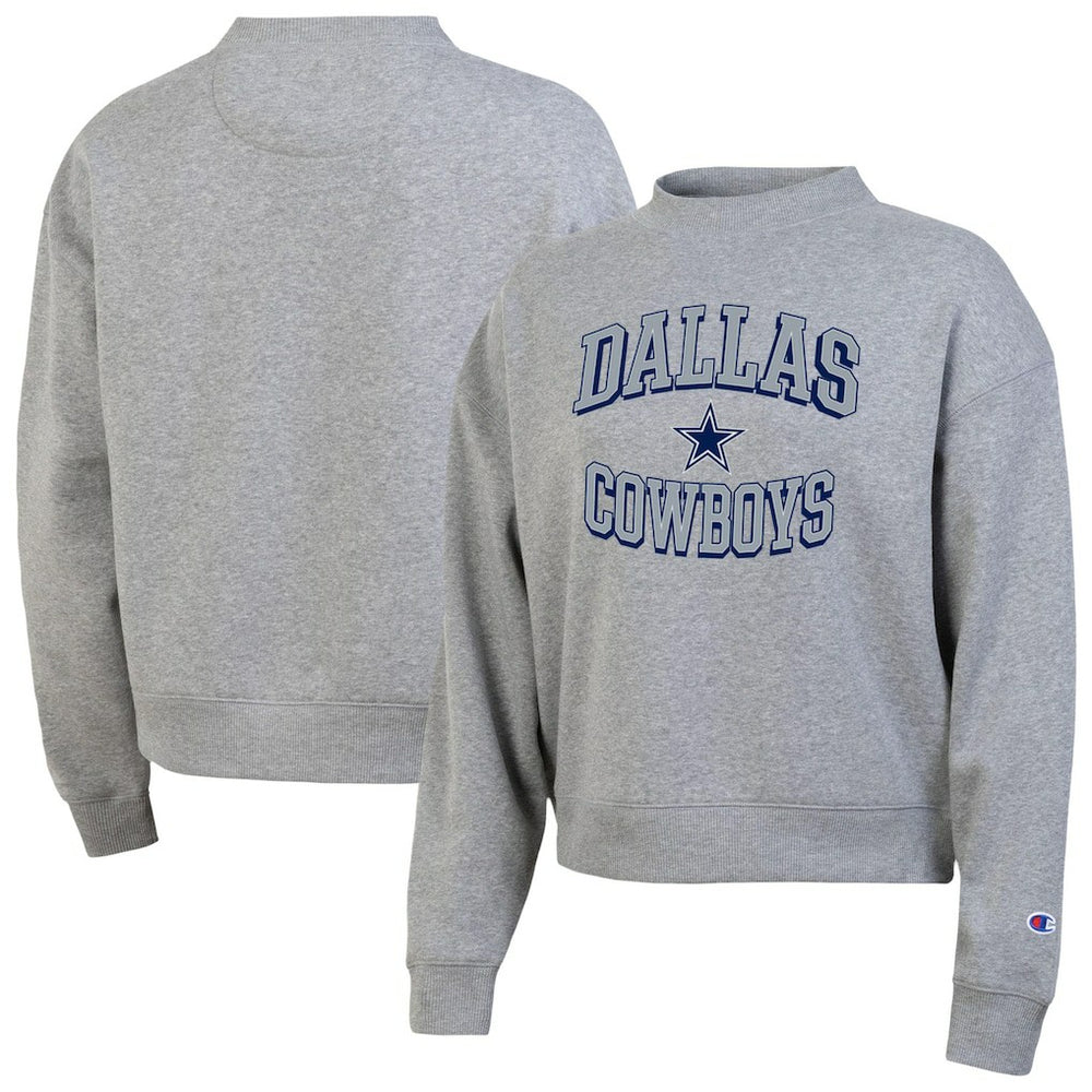 Dallas Cowboys Champion Women's Triumph Tri-Blend Sweatshirt - Gray - NFL
