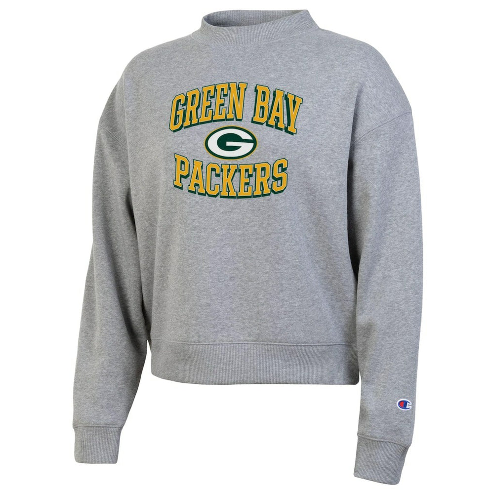 Green Bay Packers Champion Women's Triumph Tri-Blend Sweatshirt - Gray - NFL