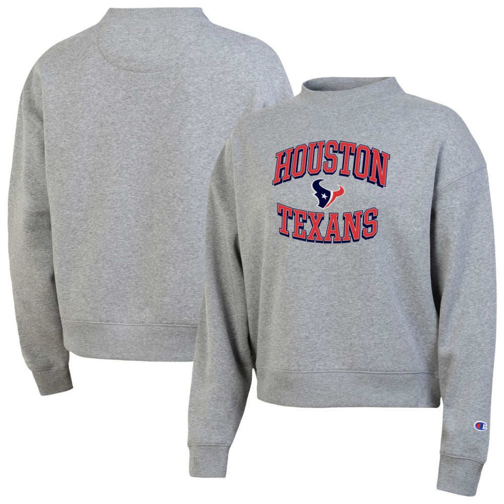Houston Texans Champion Women's Triumph Tri-Blend Sweatshirt - Gray - NFL