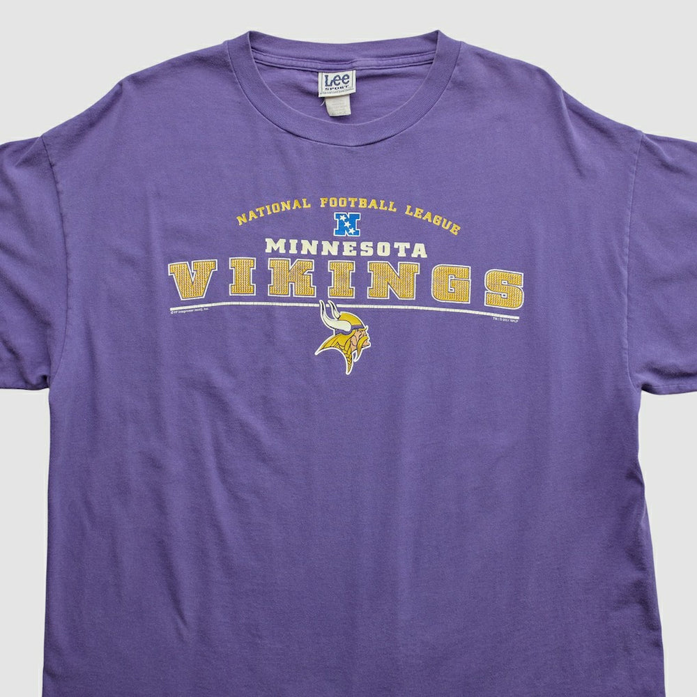 Minnesota Vikings Lee Apparel 2000s T-shirt - Purple Vintage - Fanatics