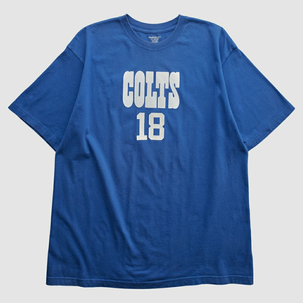 Indianapolis Colts Reebok 2010s T-shirt - Blue Vintage - Fanatics