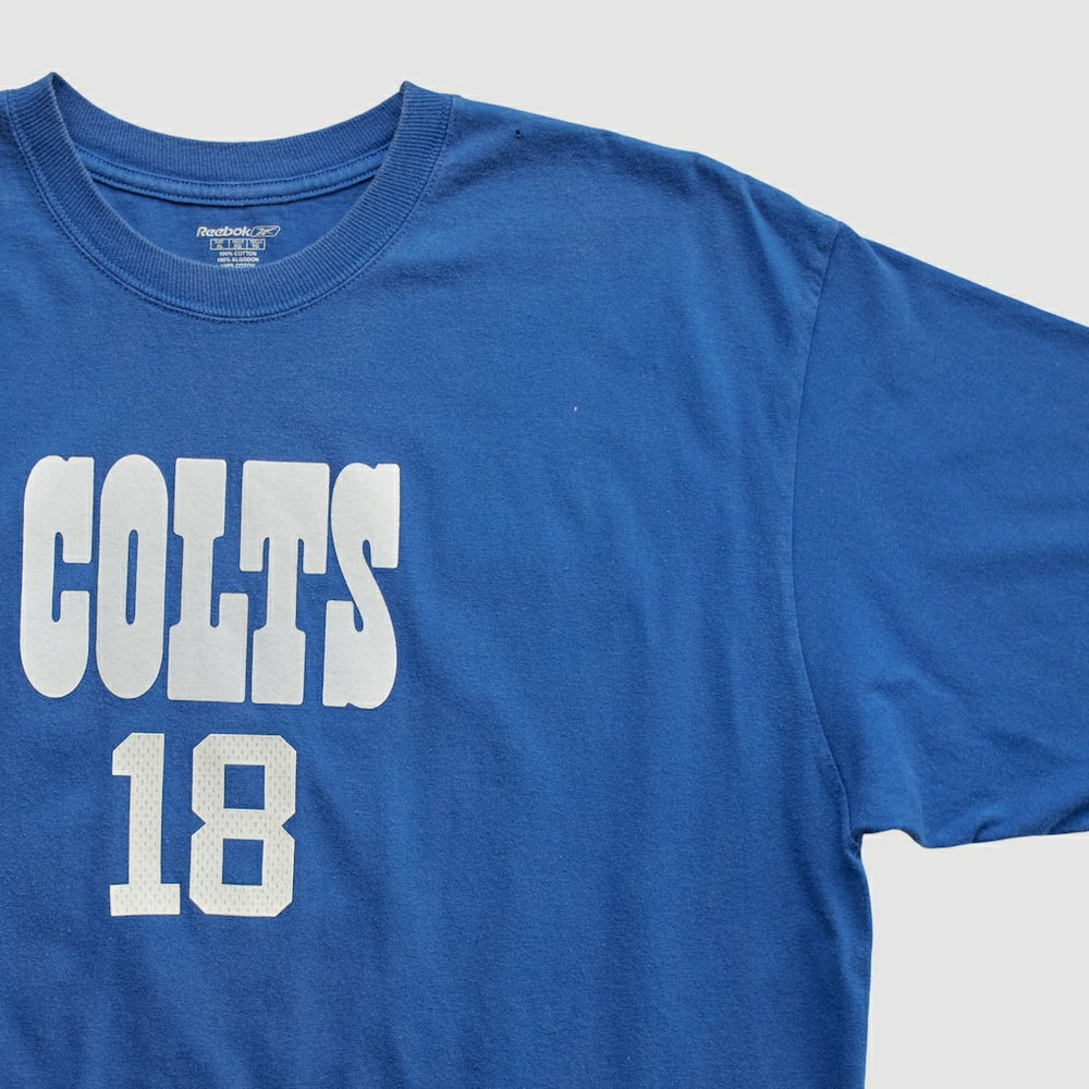 Indianapolis Colts Reebok 2010s T-shirt - Blue Vintage - Fanatics