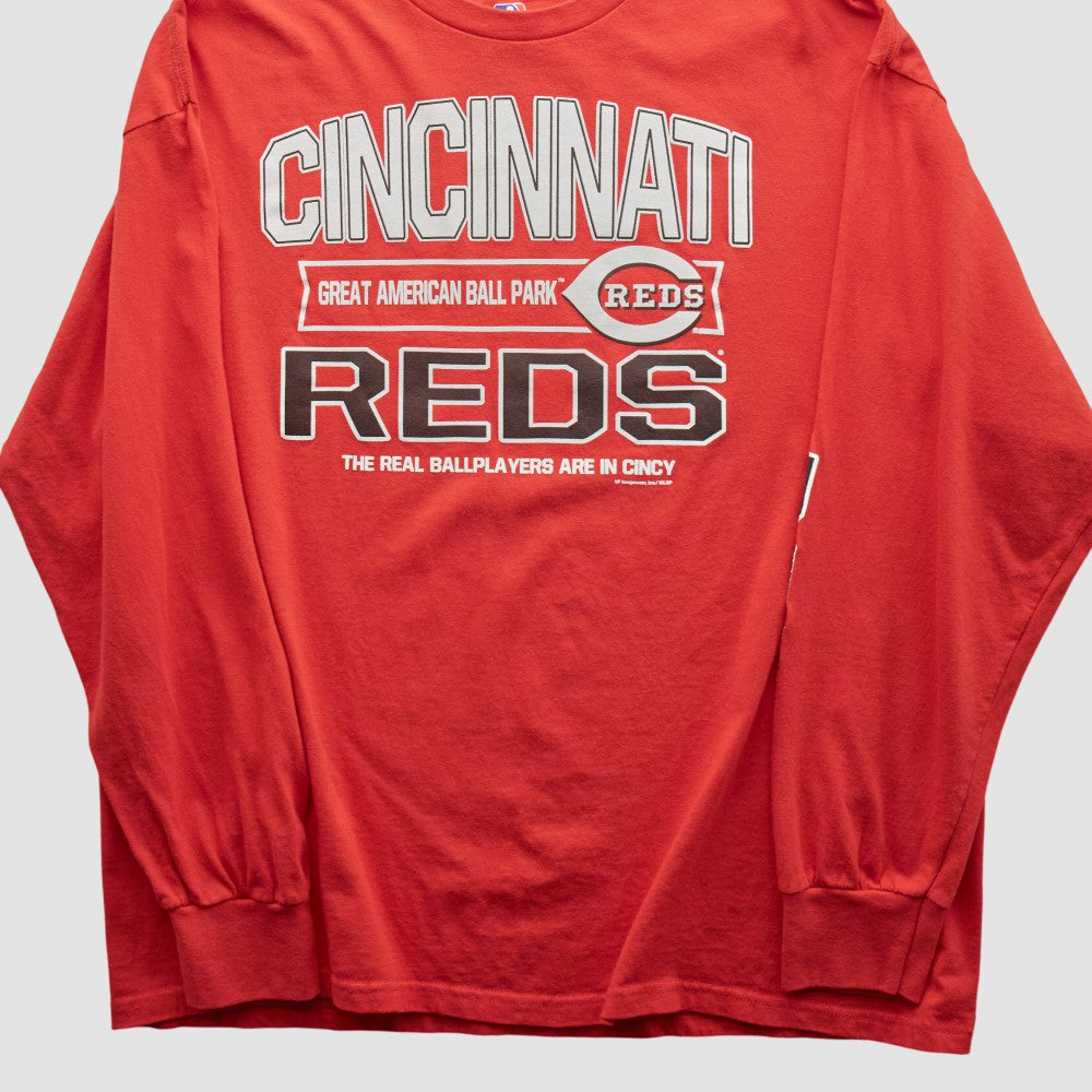 Cincinnati Reds Genuine Merchandise 2000s Long Sleeve T-shirt for sale