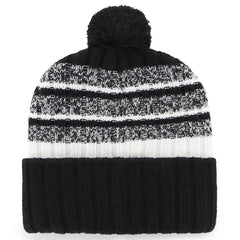 New England Patriots '47 2025 AFC Champions Tavern Cuffed Knit Hat with Pom - Black - NFL