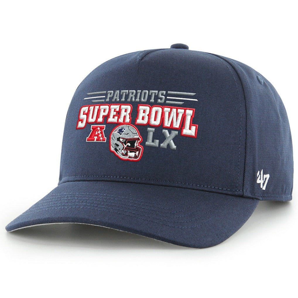 New England Patriots '47 Super Bowl LX Hitch Adjustable Hat - Navy - 47 brand