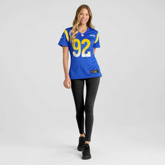 Harrison Mevis Los Angeles Rams Women's Team Game Jersey - Royal - Nike