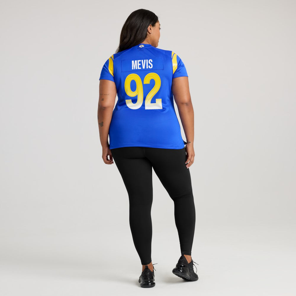 Harrison Mevis Los Angeles Rams Women's Team Game Jersey - Royal - Nike