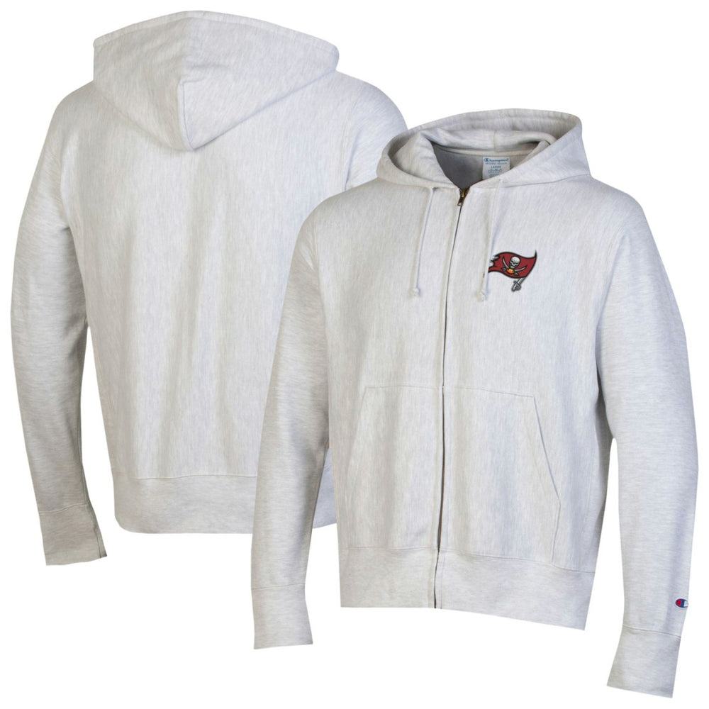 Tampa Bay Buccaneers Champion Reverse Weave Full-Zip Hoodie - Gray - NFL