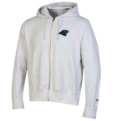 Carolina Panthers Champion Reverse Weave Full-Zip Hoodie - Gray - NFL