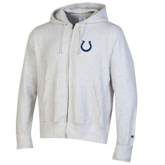 Indianapolis Colts Champion Reverse Weave Full-Zip Hoodie - Gray - NFL