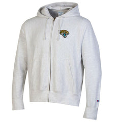 Jacksonville Jaguars Champion Reverse Weave Full-Zip Hoodie - Gray - NFL