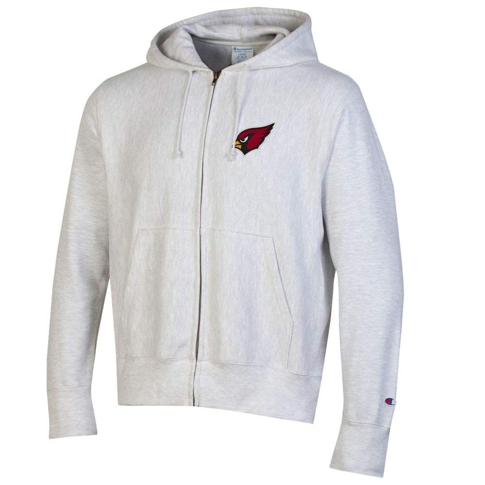 Arizona Cardinals Champion Reverse Weave Full-Zip Hoodie - Gray - NFL