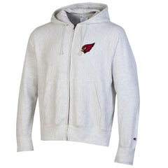 Arizona Cardinals Champion Reverse Weave Full-Zip Hoodie - Gray - NFL
