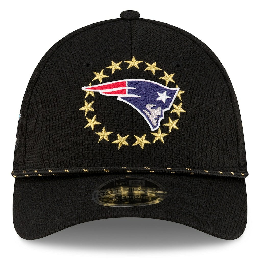 New England Patriots New Era Super Bowl LX 39THIRTY M-Crown Rope Flex Hat - Black - NFL