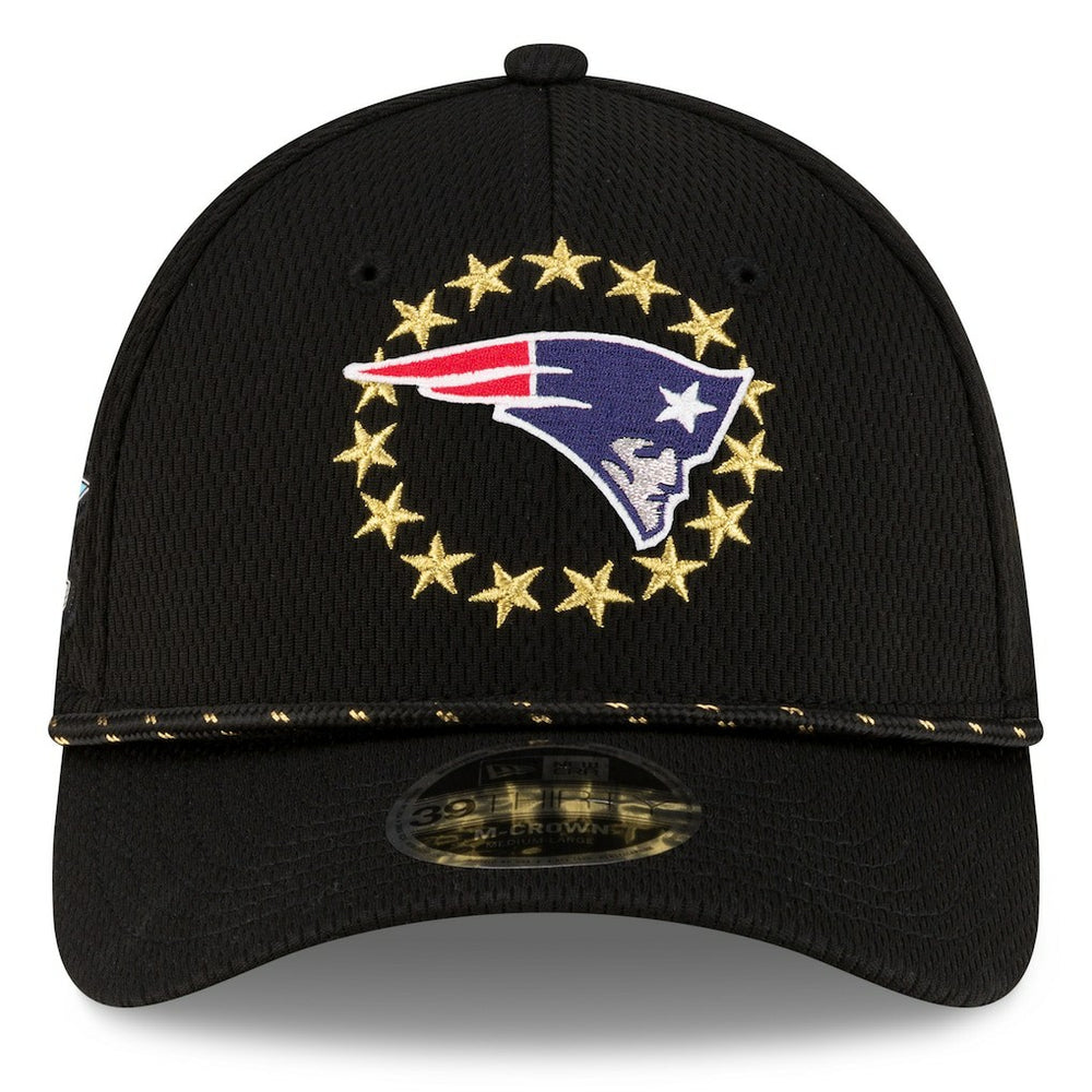 New England Patriots New Era Super Bowl LX 39THIRTY M-Crown Rope Flex Hat - Black - NFL