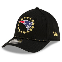 New England Patriots New Era Super Bowl LX 39THIRTY M-Crown Rope Flex Hat - Black - NFL