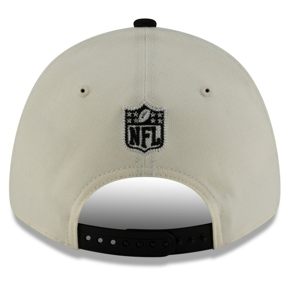 New England Patriots New Era Super Bowl LX 9FORTY Adjustable Hat - Cream/Black - NFL