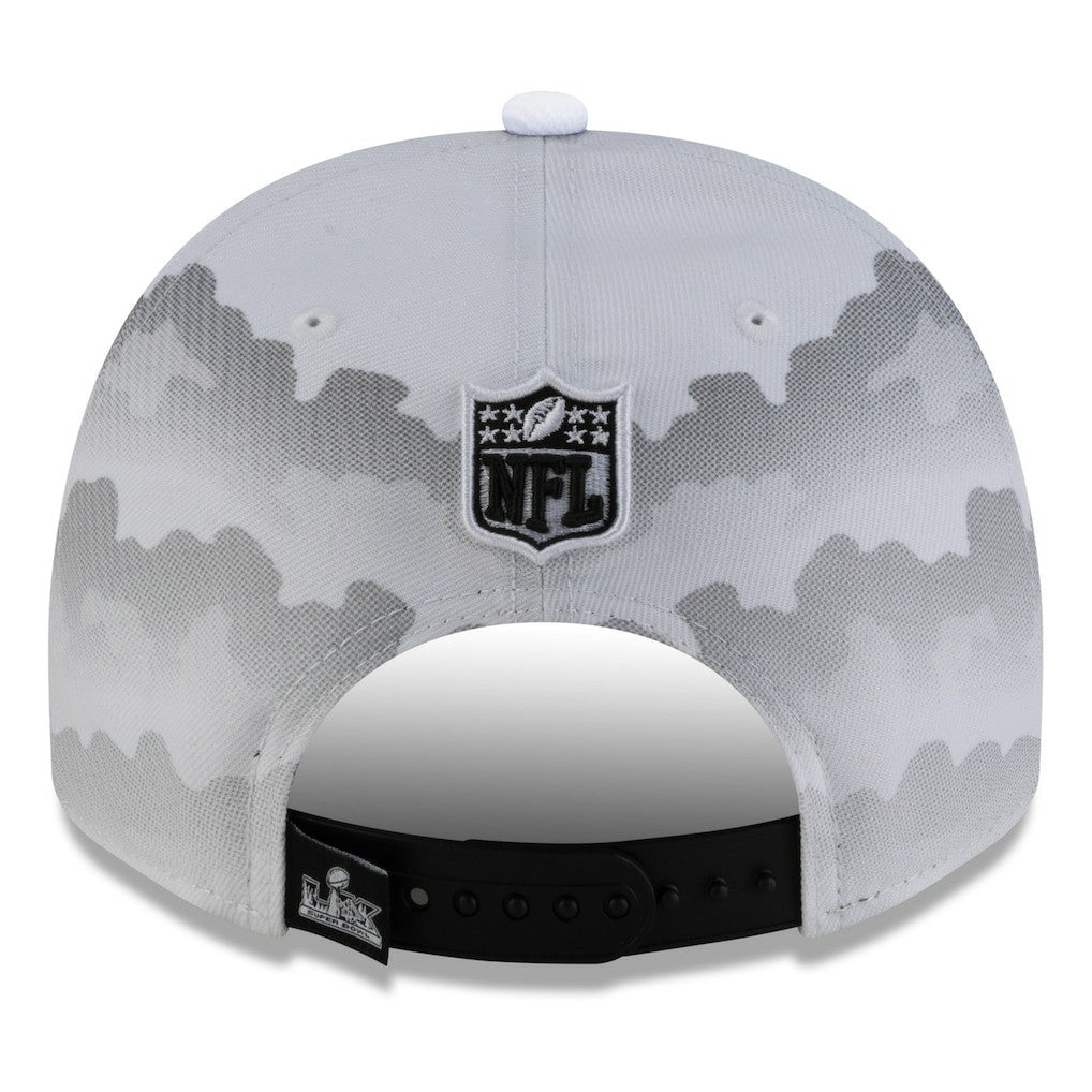 New England Patriots New Era Super Bowl LX Tarmac 9FIFTY Snapback Hat - White - NFL