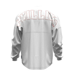 Philadelphia Phillies Fanatics Women's Baseball Stitch Spirit Jersey Long Sleeve T-Shirt Near Me